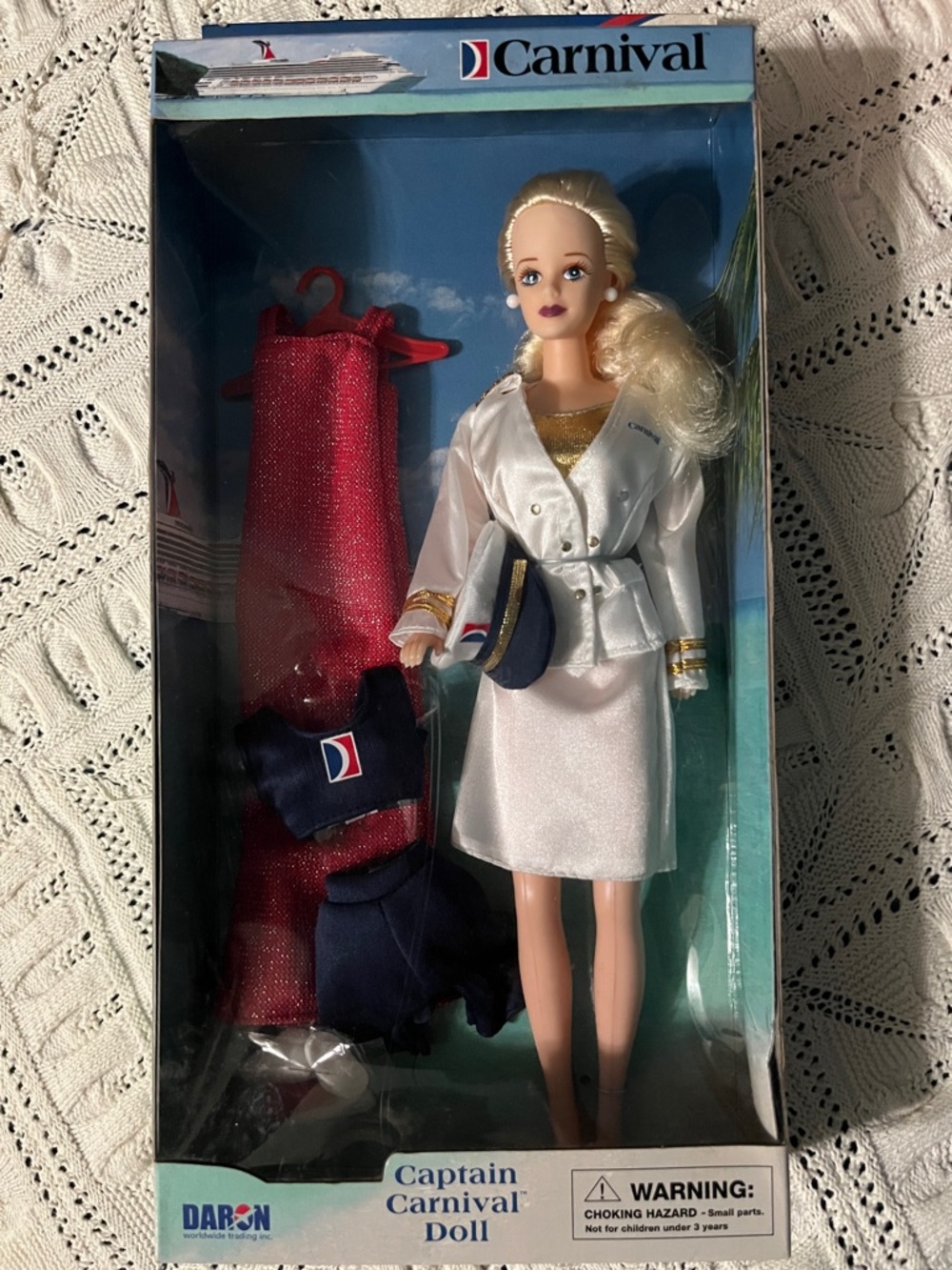 Carnival Captain Barbie with Nautical Uniform and Accessories